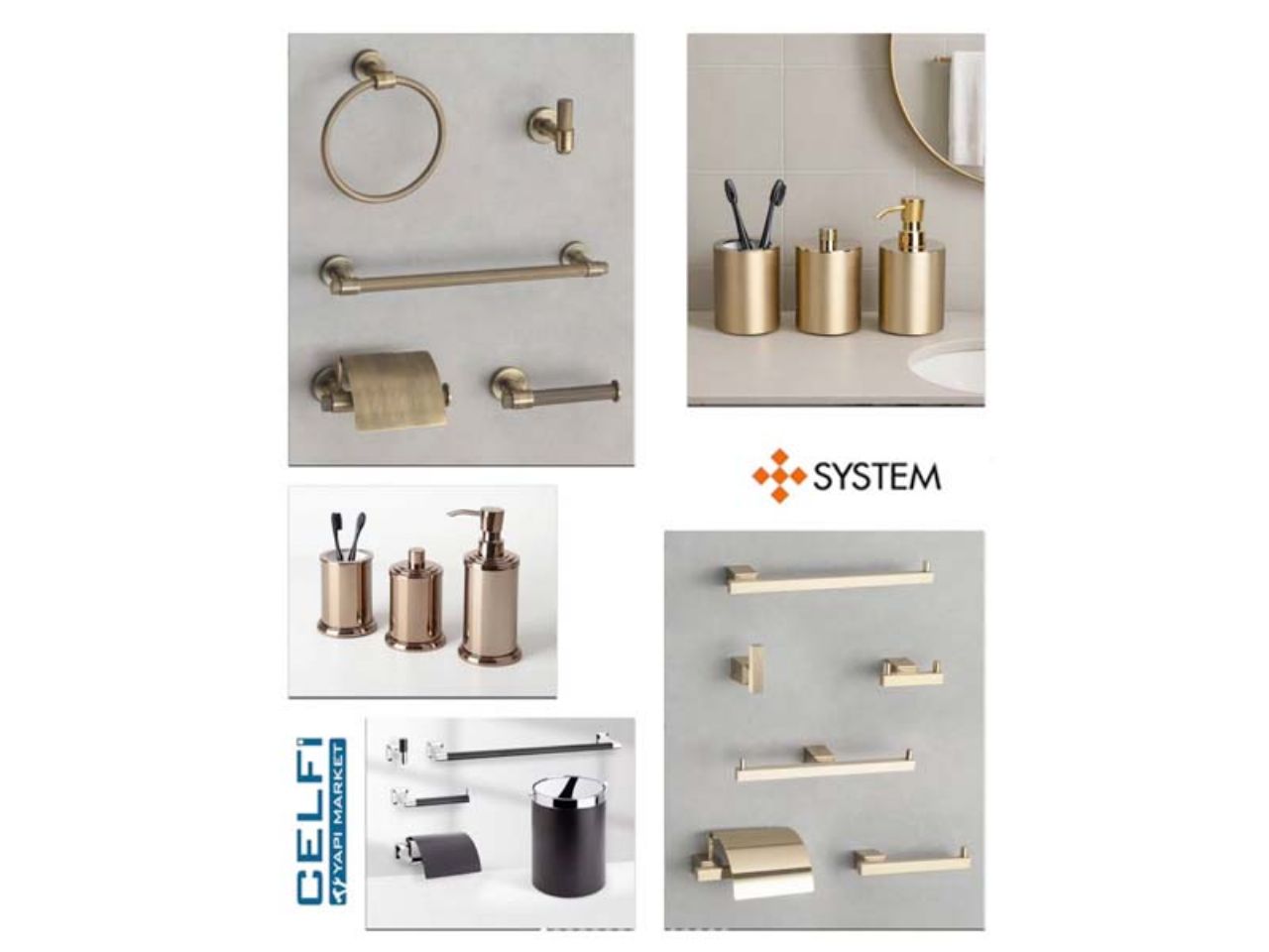 Yeni Sezon Banyo Aksesuarları Celfi’de